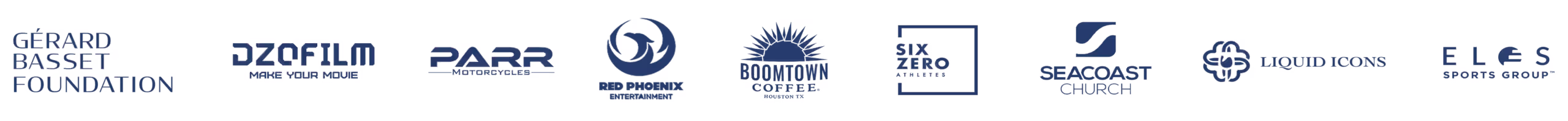Main logo spread_Blue2 Client logos Timothy Films Indianapolis video production company
